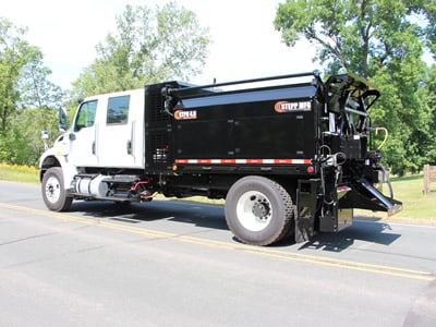 Stph Chassis Mounted Patch Truck – Oil Jacketed Auger Delivery - Stringfellow Inc.